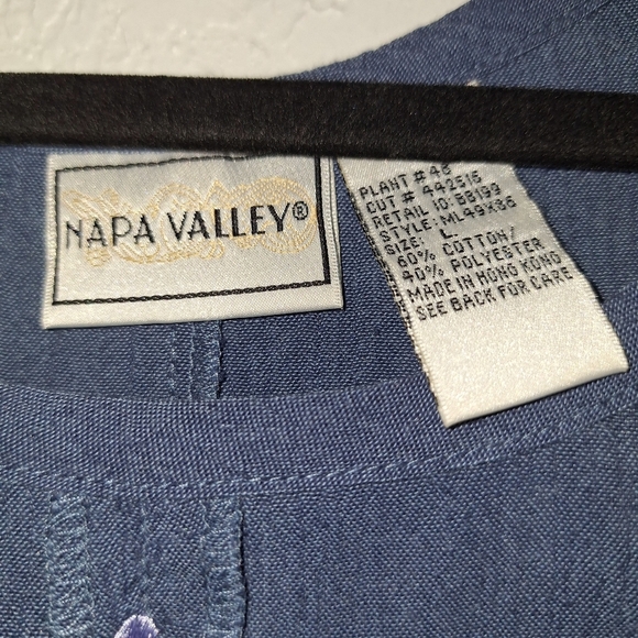 NAPA VALLEY DRESSES 2pc LONG DRESS & JACKET Women's Size L Embroidered Hearts - Picture 13 of 16